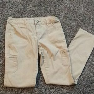 Justice khaki slacks